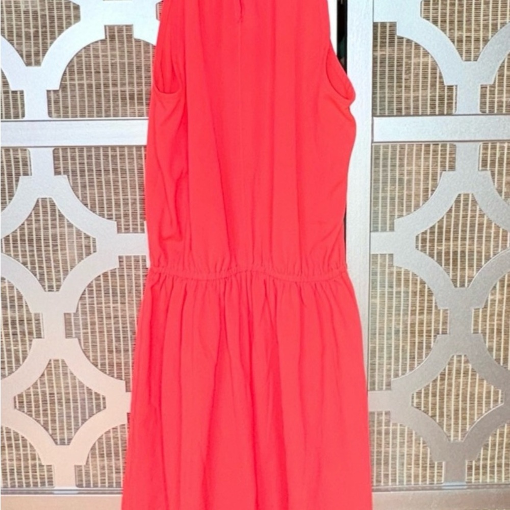 American Eagle Elegant Bright Neon Pink Sleeveless Dress
